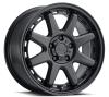 947B SCOUT Wheel Size: 17 X 8" Bolt Pattern: 5X110 mm [Satin Black]