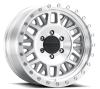 951MC RYNO Wheel Size: 17 X 8.5" Bolt Pattern: 6X139.7 mm [Machined and Clear-Coat w/ Simulated Beadlock]