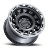HALO Wheel Size: 17 X 8.5", Bolt Pattern: 5X127 [SATIN BLACK W/ SILVER RING] - image 2
