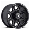 RAPTOR BLACK 17X9 5X4.5 0mm BM 5 CB 78.3 LOAD RATING LBS 2500 CAP# CPR981-12B - image 1