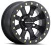 A71B MAMBA Wheel Size: 14 X 8" Bolt Pattern: 4X156 mm [Black w/ Black Beadlock Ring] - image 1