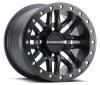 A91B RYNO Wheel Size: 14 X 7" Bolt Pattern: 4X110 mm [Black w/ Black Beadlock Ring] - image 1