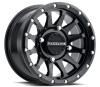 A95B TROPHY Wheel Size: 14 X 7" Bolt Pattern: 4X156 mm [Satin Black w/ Simulated Beadlock] - image 1