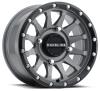 A95SG TROPHY Wheel Size: 14 X 7" Bolt Pattern: 4X110 mm [Stealth Grey with Simulated Beadlock] - image 1