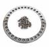 15 ALUMINUM 32 HOLE BEADLOCK OUTER POLISHED w/ BOLT KIT - image 1
