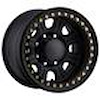 MONSTER RT SATIN BLACK 15X8 5X5 -32mm/3.25 BS 3.300 Centerbore 2200 Lb. Load Rating Cap not included - image 1