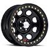 ROCK 8 ROCK A THON 15X7 5X4.5 BLACK 3.75 BS 3.3 Centerbore Cap not included. - image 1