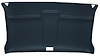 ABS Plastic Headliner 1973-1987 Chevy/GMC C/K Truck Standard Cab Retro Fit - Covered - Black Vinyl - image 1