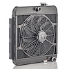 Aluminum Downflow Radiator for 1955-1957 Chevy Fullsize [Black]