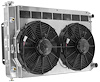 15-11031 OE-Fit Aluminum Radiator Module with Transmission Oil Cooler and Dual 13 in. Spal Fans 1967-1969 Chevy Camaro/Pontiac F