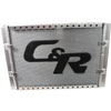 Radiator Lightweight Dirt Late Model Ford style Single Pass Single Row 36mm 28 x 18-1/2 two -12 male - image 1