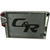 Radiator Lightweight Late Model Heat Exchanger Single Row 36mm 30 x 18-1/2 1-3/4 High Outlet Closed - image 1
