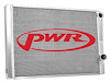 904-28191 Universal Double-Pass Performance Aluminum Radiator, Closed System, 28 in. x 19 in., -20 AN Port Inlet, 1-3/4 in. Hose - image 1