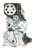 Remanufactured Crate Engine for 1989-1991 Toyota Camry with 2.0L L4 3SFE - image 1