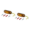 1500240 Fender Flare LED Side Marker Lights for 2007-2018 Jeep Wrangler JK & Unlimited 2-Door/4-Door - image 1