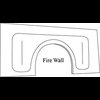 Aluminum Front Firewall Kit Intermediate Chassis with 97"-115" Wheelbase - image 1
