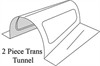 Aluminum Transmission Tunnel Kit Intermediate Chassis with 97"-115" Wheelbase - image 1