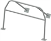 4 Point Roll Bar 1971-1980 Chevy Vega & Pontiac Astre