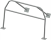 4 Point Roll Bar 1962-1968 AMC Rambler