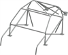 12 Point Roll Cage 1971-1980 Ford Pinto & Mercury Bobcat