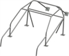 10 Point Roll Cage 1964-1972 Chevy Chevelle & Pontiac GTO