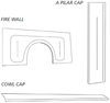 Aluminum Front Firewall Kit Compact Chassis with 92"-97" Wheelbase - image 1