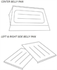 Aluminum Rear Belly Pan Kit Intermediate Chassis with 97"-115" Wheelbase - image 1