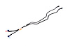 Fuel Hose Assembly Feed/Return for Select 2000-2004 GM Trucks - image 1