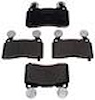 Semi-Metallic Front Disc Brake Pads for Select 2010-2017 Chevrolet Camaro, Corvette - image 1