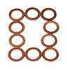 21012386 Front Brake Hose Washer for Select GM Models [Copper] - image 1