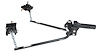 31422 Round Bar 501 to 800 Pound Tongue Weight 8000 Pound Gross Trailer Weight with 10 in. Shank, Black Powder Coated - image 1