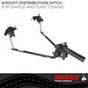 31423 Round Bar 801 to 1200 Pound Tongue Weight 12000 Pound Gross Trailer Weight with 10 in. Shank, Black Powder Coated - image 4