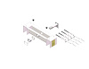 31567 16K Fifth Wheel Trailer Crossmember, for Husky 16000 Pound Hitch Heads