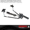 31997 Round Bar 800 Pound Tongue Weight Includes 10 in. Shank with 2-5/16 in. Ball with Sway Control Package, Black - image 4