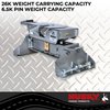 33017K Ford 26KW OEM 5th Wheel Hitch Kit for Ford Factory Pucks, Gray - image 4
