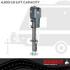 87247 Brute Trailer Tongue Jack, 4,500lb Lift Capacity - Gray - image 2
