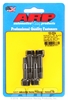 5/16-24 X 1.750 black hex water pump pulley w/ .500 fan spacer stud kit