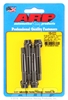 5/16-24 X 2.500 black 12pt water pump pulley w/ 1.250 fan spacer stud kit
