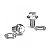 Black Oxide Coil Bracket Bolts Chevy - image 1