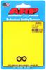 1/4 ID .440 OD no chamfer black washers - image 1