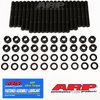 Black Oxide Main Stud Kit Big Block Chevy Dart Big M, 4-Bolt Main with Splayed Outer Bolts - image 2