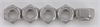 Stainless Steel Nylox Hex 1/4" -28 - image 1