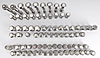 Chrome Moly Black Oxide Hex Head Fastener Kit Pontiac 350-400-455 cid - image 1