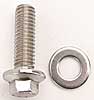 5/16" Stainless Steel Hex Bolts 1.000" UHL - image 1