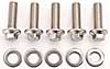 5/16" Stainless Steel Hex Bolts 1.000" UHL - image 2