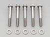 5/16" Stainless Steel Hex Bolts 2.500" UHL - image 1