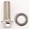 3/8" Stainless Steel Hex Bolts 1.000" UHL - image 1