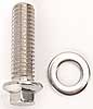3/8" Stainless Steel Hex Bolts 1.250" UHL - image 1