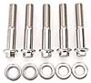 3/8" Stainless Steel Hex Bolts 2.000" UHL - image 2