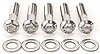 3/8" Stainless Steel Hex Bolts 1.250" UHL - image 1